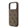 Funda Guess iPhone 17 Pro Max Marrón MagSafe | Small 4G Metal Logo