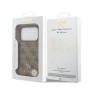 Funda Guess iPhone 17 Pro Max Marrón MagSafe | Small 4G Metal Logo