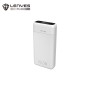 Power Bank Lenyes P542K Blanco de 20000mAh con Carga Súper Rápida 22.5W con Pantalla Digital