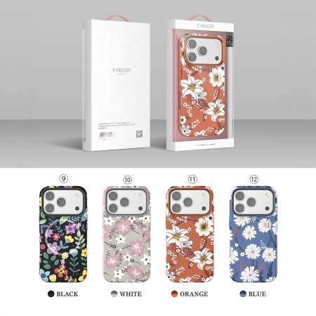 Funda iPhone 17 OneGif Floral MagSafe | Distribuidor Puloka Mayorista