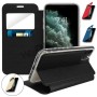Funda de Libro con Ventana transparente para Oppo Find X9 Ultra, sin solapa PU + TPU