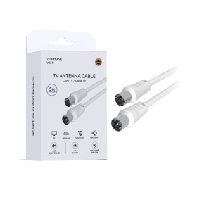 Cable de Antena TV Coaxial Premium 5 metros - WD41 | WEPHONE