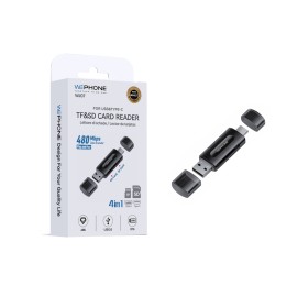 Lector de Tarjetas Universal 4in1 USB C y USB 2.0 - WJ07