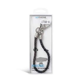 Correa de Mano de Silicona con Perlas y Diamantes | WePhone