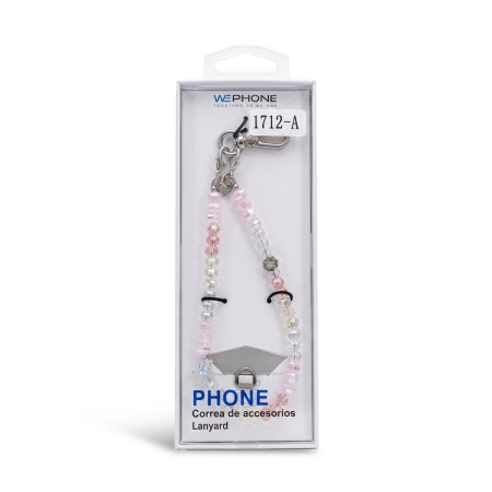 Correa de Mano de Perlas y Estrella para Móvil | WePhone