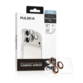 Protector Cámara Puloka All-In-One Titanium iPhone 17 Pro | Mayorista