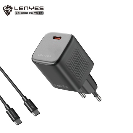 Kit Cargador GaN Lenyes 30W + Cable Tipo-C Venta al por Mayor | WePhone