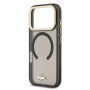 Venta al por Mayor de Funda Lacoste iPhone 17 Pro Max Mate y Negro | MagSafe