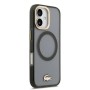 Venta al por Mayor de Funda Lacoste iPhone 17 Mate y Negro | MagSafe