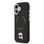 Venta al por Mayor Funda Karl Lagerfeld iPhone 17 Negra | K&C Pins y MagSafe