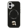 Venta al por Mayor Funda Karl Lagerfeld iPhone 17 Negra | K&C Pins y MagSafe