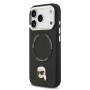 Venta al por Mayor Funda Karl Lagerfeld iPhone 17 Pro Max Negra | K&C Pins y MagSafe