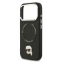 Venta al por Mayor Funda Karl Lagerfeld iPhone 17 Pro Max Negra | K&C Pins y MagSafe