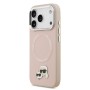 Venta al por Mayor Funda Karl Lagerfeld iPhone 17 Pro Rosa | K&C Pins y MagSafe