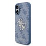 Venta al por Mayor Funda Guess iPhone 17 Azul | Correa Perlas y Logo Metálico
