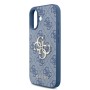 Venta al por Mayor Funda Guess iPhone 17 Azul | Correa Perlas y Logo Metálico