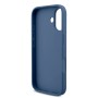 Venta al por Mayor Funda Guess iPhone 17 Azul | Correa Perlas y Logo Metálico