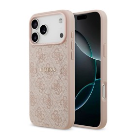 Venta al por Mayor Funda Guess iPhone 17 Pro Rosa MagSafe | Logo 4G Classic PU