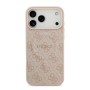 Venta al por Mayor Funda Guess iPhone 17 Pro Rosa MagSafe | Logo 4G Classic PU