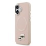Venta al por Mayor Funda Karl Lagerfeld iPhone 17 Pro Rosa | K&C Pins y MagSafe