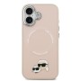 Venta al por Mayor Funda Karl Lagerfeld iPhone 17 Pro Rosa | K&C Pins y MagSafe