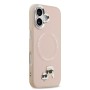 Venta al por Mayor Funda Karl Lagerfeld iPhone 17 Pro Rosa | K&C Pins y MagSafe