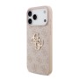 Funda Guess iPhone 17 Pro Rosa | Correa Perlas y Logo Metálico | Mayorista