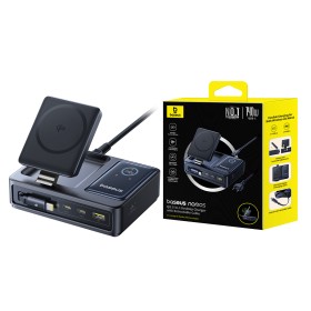 Baseus Nomos Qi2 Estación Carga 140W 5 en 1 EU