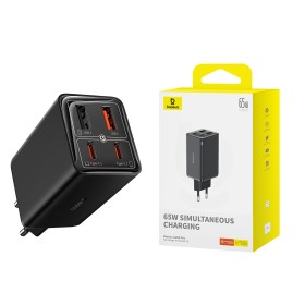 Cargador Baseus GaN6 Pro 65W 2C+2U