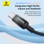 Baseus Discolor Cable USB-C 100W 2m Negro | Mayorista