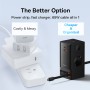 Baseus Regleta PowerCombo 65W USB y Cable Retráctil | Mayorista