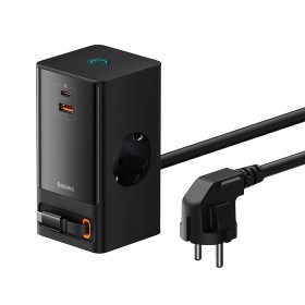 Baseus Regleta PowerCombo 65W USB y Cable Retráctil | Mayorista