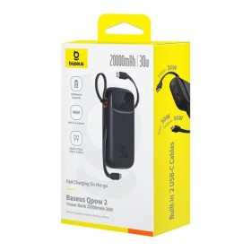 Baseus Power Bank Qpow 2 20000mAh con 2 Cables USB-C