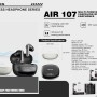 Auriculares TWS Lenyes Air 107 Blanco Duales al por Mayor | WePhone