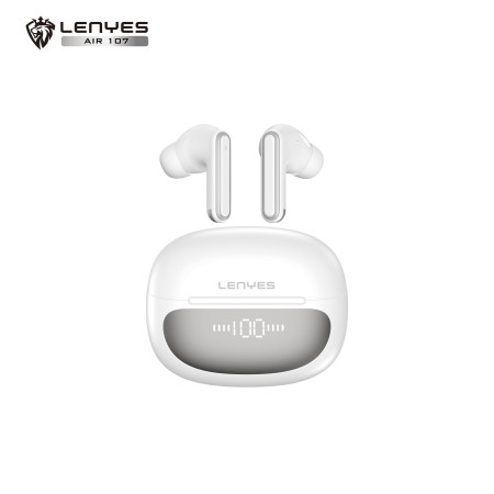 Lenyes Air 107 Blanco  Auriculares TWS | Diseño Dual  | ANC & ENC | Pantalla Digital al por Mayor
