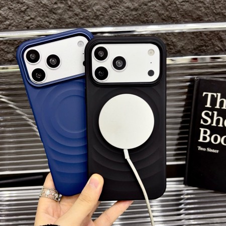 Funda WePhone Ondulada MagSafe iPhone 16 Pro(Silicona Líquida) | Mayorista