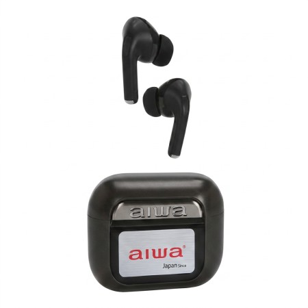 Auriculares Aiwa EBTW-350TN Negro al por Mayor | TWS ANC Bluetooth 5.4