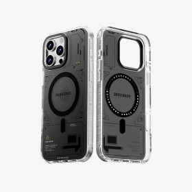 Funda Peakzooc Neuron MagSafe Transparente Negro para iPhone 16 Pro Max | Mayorista