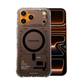 Funda Peakzooc Neuron MagSafe Transparente Negro para iPhone 17 | Mayorista