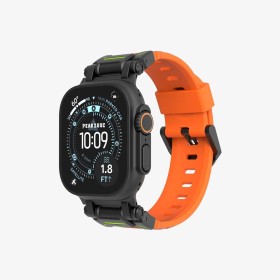 Correa Peakzooc FKM Glow Naranja Apple Watch Ultra | Mayorista