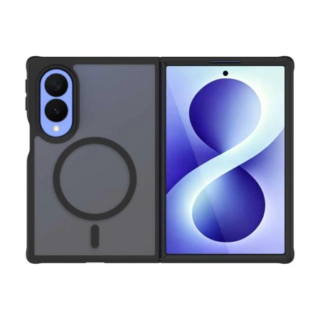 Funda MagSafe Samsung Z Fold8 Negro Translúcido | Mayorista