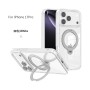 Funda Transparente con Anillo Soporte iPhone 17 Pro · Bumper Antigolpes | Wephone Mayorista