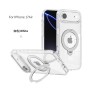 Funda Transparente con Anillo Soporte iPhone 17Air · Bumper Antigolpes | Wephone Mayorista