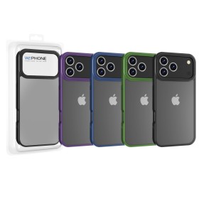 Funda Mate Metal para iPhone 18 Pro Max Marco Metálico | Wephone Mayorista