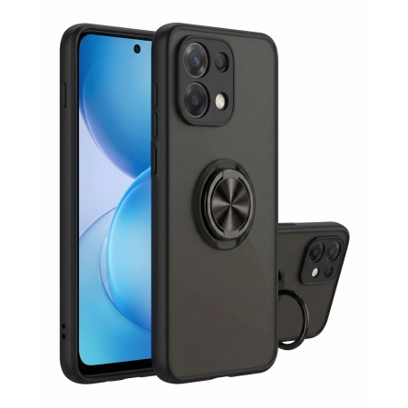 Compra al por Mayor la Funda Mate con Anillo Soporte Vivo V21 5G 2026 color Negro