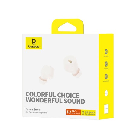 Baseus Bowie E18 Stellar White al por Mayor | TWS Bluetooth 5.3