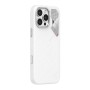 Funda Aulumu A16 MagSafe iPhone 16 Pro Max Blanco y Negro | B2B