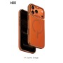 Funda HDD MagSafe Cuero PU y marco Metalico iPhone 18 Pro/ 17 Pro | Mayorista