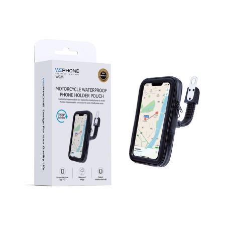Soporte Impermeable Moto WePhone WC25 | Mayorista