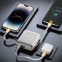 Power Bank 10000mAh 22.5W WePhone WF06 Gris Claro